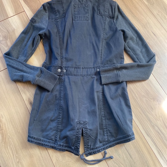 NWT Abercrombie & Fitch Long Utility Jacket - Picture 5 of 10